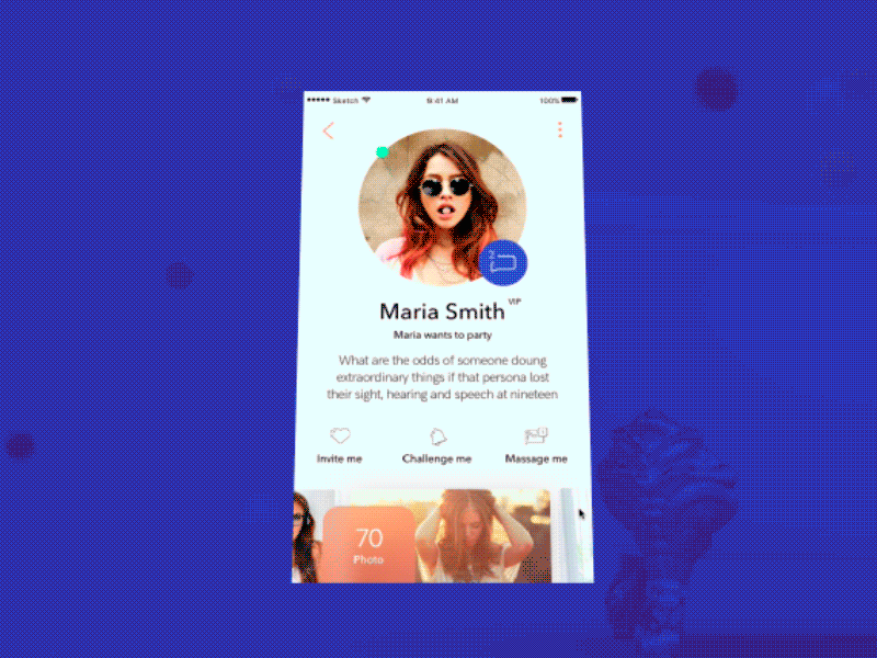 Dating App Ui Concept ae. animation. app. dating. design. interface. ios. ui.
