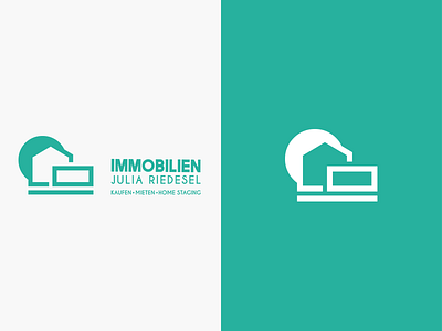 Logo Julia Riedesel branding ci immobilien logo real estate