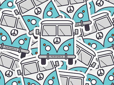 Vw Bus icon retro sticker volkswagen vw bus vw van