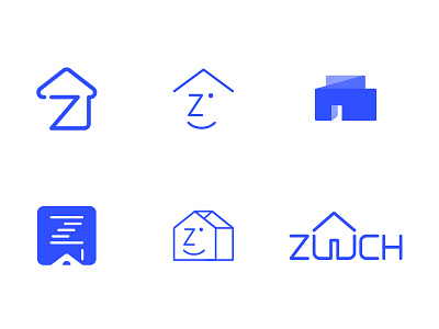 "ZUUCH" – Real Estate Investment Company Logo estate home house housing investment logo mongolia real real estate zuuch