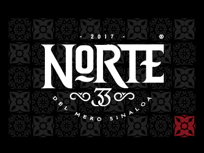 NORTE 33 identity lettering logo logofolio logolove logotype steak