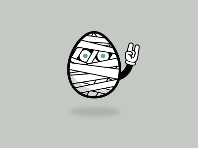Egg-Zombie egg vector zombie