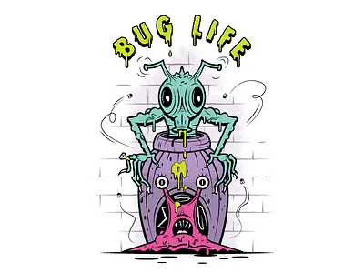 Bug Life ant bug fly insect msg317 mutant snail