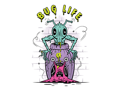 Bug Life ant bug fly insect msg317 mutant snail