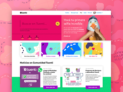 Foro Tuenti [In Progress] categories colorful foro forum home palette search teen tuenti web young