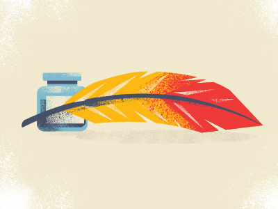 Phoenix Quill feather ink phoenix quill