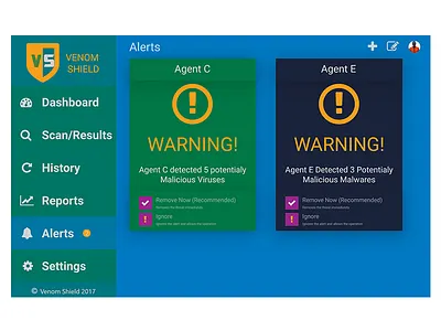 Daily Ui 054 dashboard interface scan scanner scanning security ui ux virus vulnerability warning