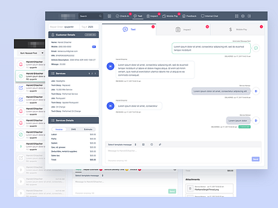 Desktop Chat (WIP) chat commerce customer dashboard desktop experience flat flow ui ux