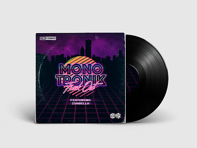 Sync Forward: Freak Out 80s cover design dance music house music motion graphics retro synthwave