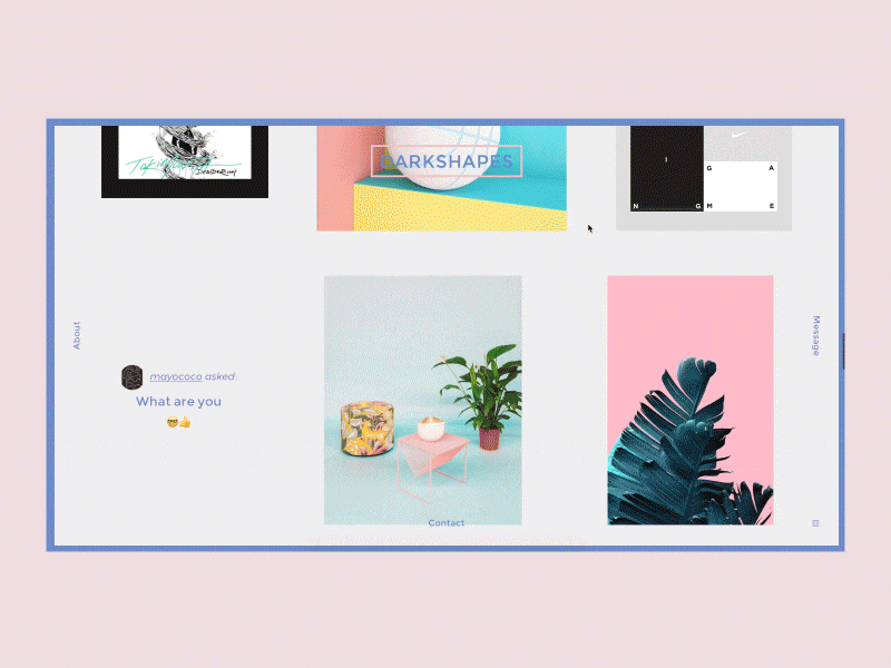 Darkshapes design digital motion ui ux