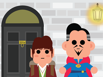 Bilbo and Strange 221b baker st