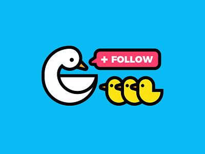 + Follow add cute duck follow goose illustration linkedin shirt tee wlebovics