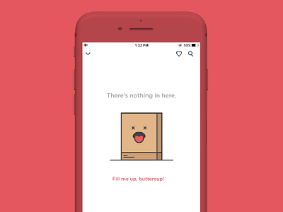 Empty State 01 app design error flat icon illustration oops state ui ux vector web