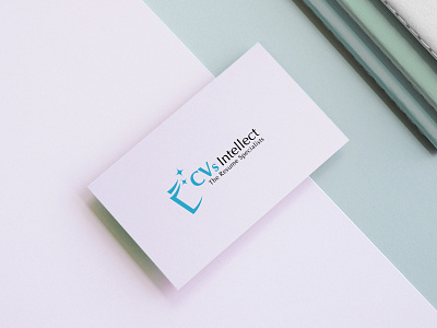 CVs Intellect blue brand dribbble identity logo design logo design project logomark presentation resume