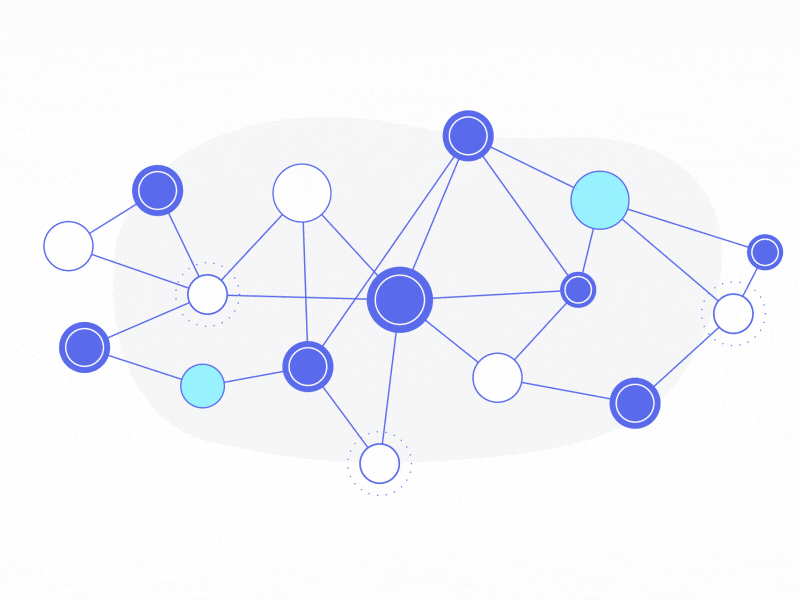 Outco explainer animation coin connection court design explainer illustration motion outco outline team