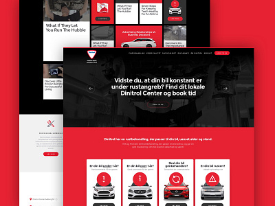 Dinitrol brush up clean ui ux webdesign website wordpress