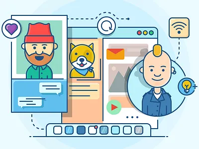 Role of Functional Animation article blog fireart fireart studio flat illustration news ui ux web web design