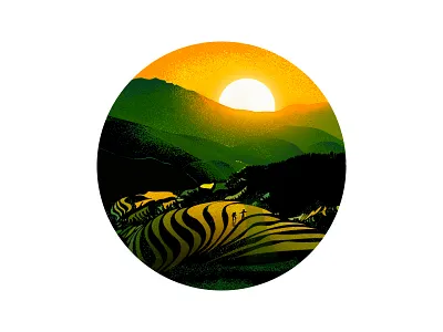 Longji terrace in Guangxi，China terrace