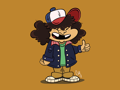 Dustin applepencil illustration ipadpro netflix procreate strangerthings