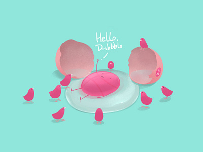 New Shot - 09/01/2017 at 01:54 PM dribbble egg hi illustration lovely