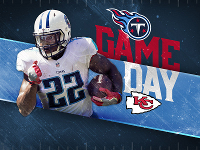 Titans Gameday Concept Graphic football graphic nfl social media titans