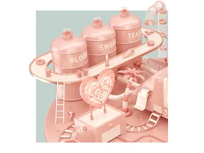 #HYPE - Details 2 3d boobs cartoon cgi hype hypebeast illustration insta instagram pastel rose social