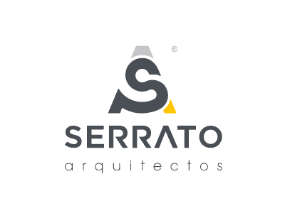 SERRATO ARQ. architecture brand branding identity letters logo logotype