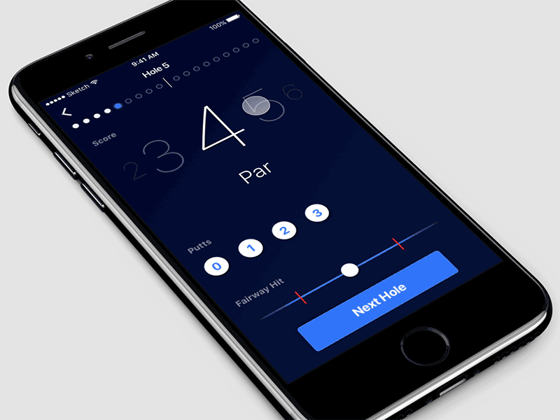 Golf Scoring app apple golf iphone scoring sports ui ux