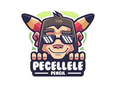 Logo Final ape character chimp design flat gorilla illustration logo mascot monkey sticker style