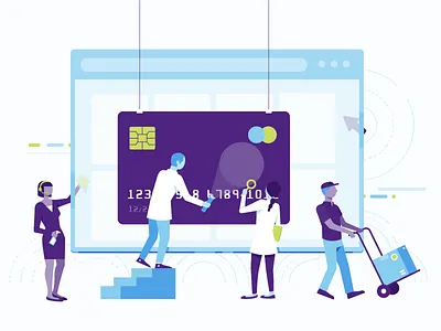 We Handle Everything customer service illustration kichink secure shipping site