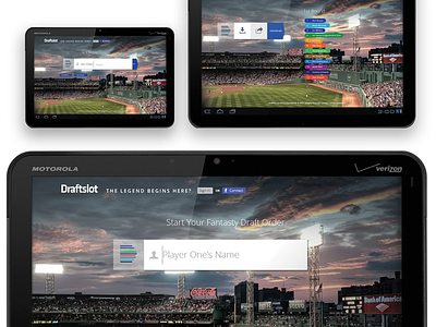 Draftslot app fantasy football football ui ux