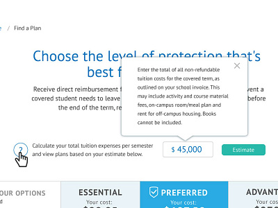 UI tooltip design interaction interface ui web