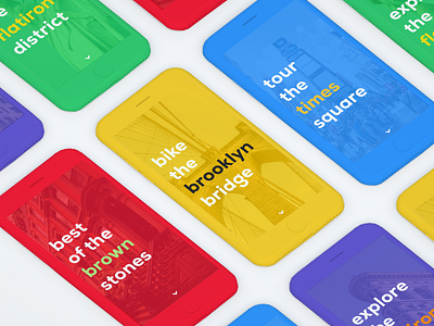 Fun Type Exploration color iphone nexa sans tour type