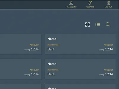 Dashing dashboard ui