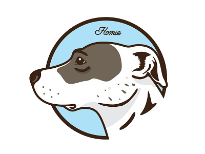 Homie animal dog homie illustration k9 pet pup