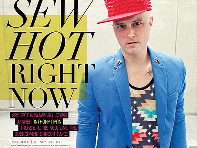 225 magazine editorial design fashion magazine print project runway style typography