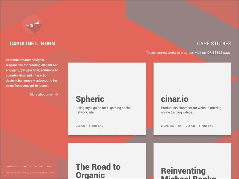 Portfolio Site Transitions animation design designer developer development portfolio site style transition ui ux web