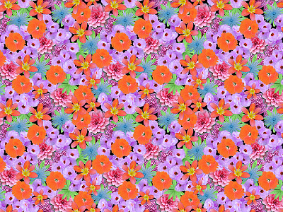 22 fashion floral flowers pattern photorealism print repeatpattern shape springsummer summer surfacedesign textiles