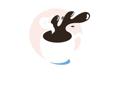 Coffee in the morning coffee design flat graphic illustration vectors