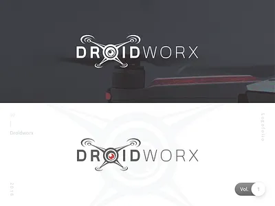 Droidworx | Logofolio Vol. 1 danilozac droidworx drone logo logo