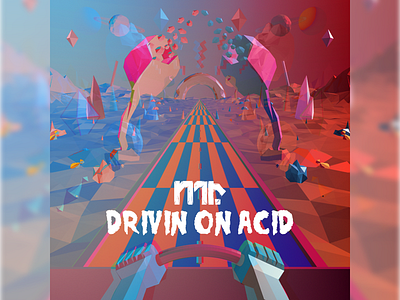 MR. - Drivin On Acid album artwork art blender trippy