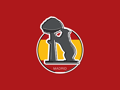 Madrid Icon cute design icon iconic landmark landmarks madrid simple travel world
