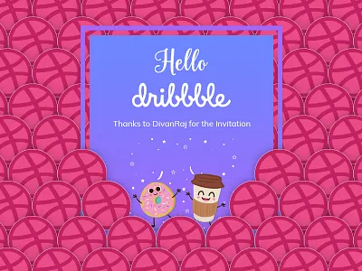 Hello Dribbble..!! branding creative debut dribbble shot first shot ui design