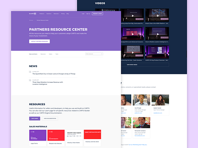 CARTO - Partners Resource Center carto cartodb gis location maps partners resources videos web design