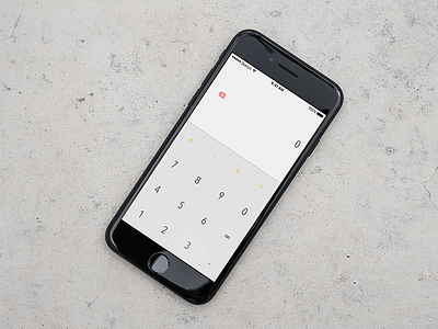 Daily UI Challenge 004 app calculator design material minimal minimalistic mobile responsive