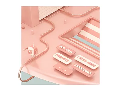 #HYPE - Details 4 3d boobs cartoon cgi hype hypebeast illustration insta instagram pastel rose social