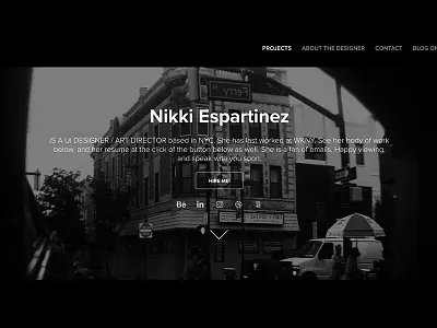 Made with love using an iPhone x adobe portfolio x boredom blackandwhite header portfolio web webdesign