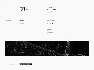 Qualia [868 / DCCCLXVIII] cover lable music sound vinyl vinylcover