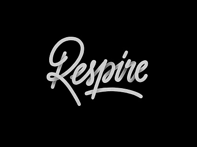 015/365_17 Respire graphism illustration ipad lettering lettrage procreate type typo typography