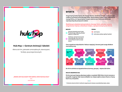 Brochure a4 advert brochure gradient offer print puzzle